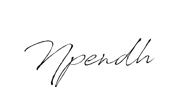 Best and Professional Signature Style for Npendh. Antro_Vectra Best Signature Style Collection. Npendh signature style 6 images and pictures png