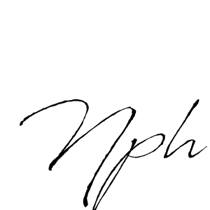 if you are searching for the best signature style for your name Nph. so please give up your signature search. here we have designed multiple signature styles  using Antro_Vectra. Nph signature style 6 images and pictures png