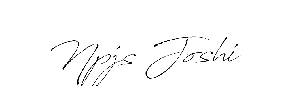 Create a beautiful signature design for name Npjs Joshi. With this signature (Antro_Vectra) fonts, you can make a handwritten signature for free. Npjs Joshi signature style 6 images and pictures png