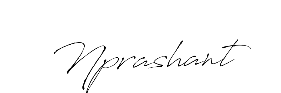 Also we have Nprashant name is the best signature style. Create professional handwritten signature collection using Antro_Vectra autograph style. Nprashant signature style 6 images and pictures png
