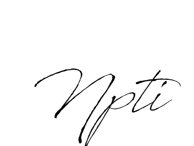 Make a beautiful signature design for name Npti. Use this online signature maker to create a handwritten signature for free. Npti signature style 6 images and pictures png