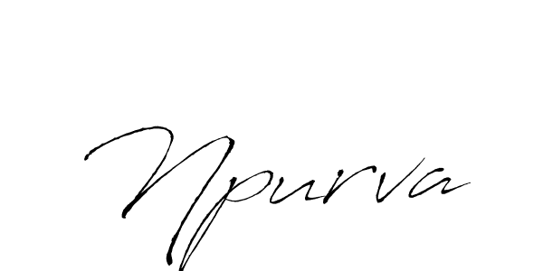 Similarly Antro_Vectra is the best handwritten signature design. Signature creator online .You can use it as an online autograph creator for name Npurva. Npurva signature style 6 images and pictures png