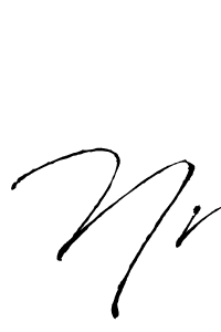 How to make Nr signature? Antro_Vectra is a professional autograph style. Create handwritten signature for Nr name. Nr signature style 6 images and pictures png