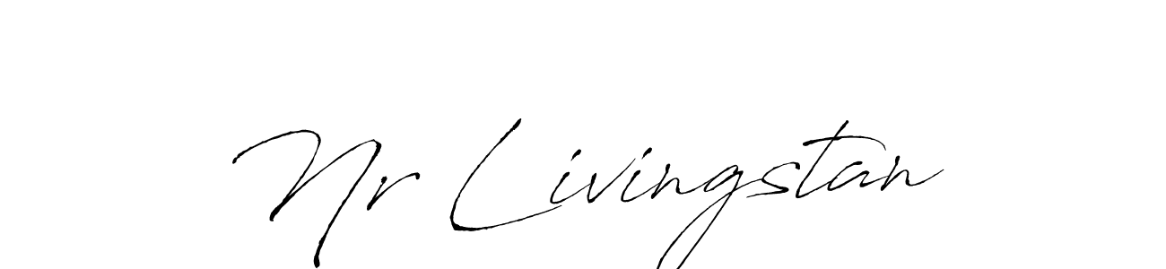 How to make Nr Livingstan signature? Antro_Vectra is a professional autograph style. Create handwritten signature for Nr Livingstan name. Nr Livingstan signature style 6 images and pictures png