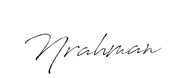 Antro_Vectra is a professional signature style that is perfect for those who want to add a touch of class to their signature. It is also a great choice for those who want to make their signature more unique. Get Nrahman name to fancy signature for free. Nrahman signature style 6 images and pictures png