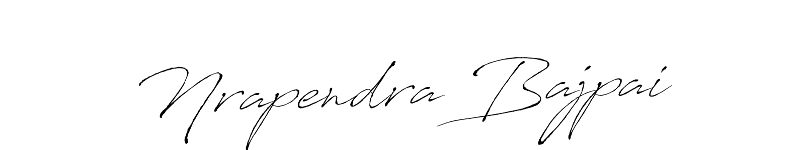 The best way (Antro_Vectra) to make a short signature is to pick only two or three words in your name. The name Nrapendra Bajpai include a total of six letters. For converting this name. Nrapendra Bajpai signature style 6 images and pictures png