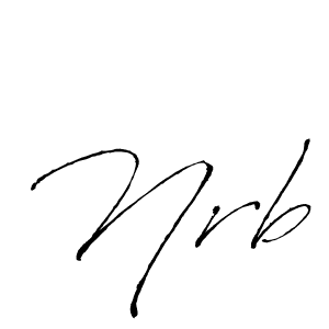 Nrb stylish signature style. Best Handwritten Sign (Antro_Vectra) for my name. Handwritten Signature Collection Ideas for my name Nrb. Nrb signature style 6 images and pictures png