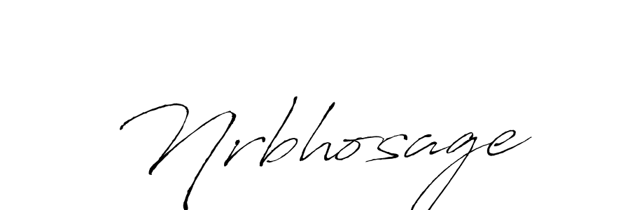 How to Draw Nrbhosage signature style? Antro_Vectra is a latest design signature styles for name Nrbhosage. Nrbhosage signature style 6 images and pictures png