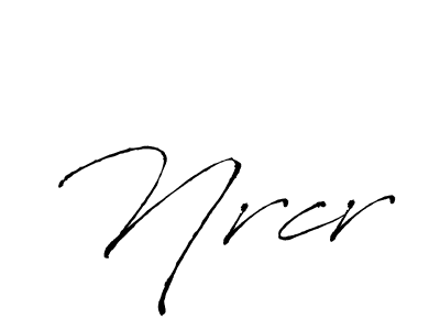 Design your own signature with our free online signature maker. With this signature software, you can create a handwritten (Antro_Vectra) signature for name Nrcr. Nrcr signature style 6 images and pictures png