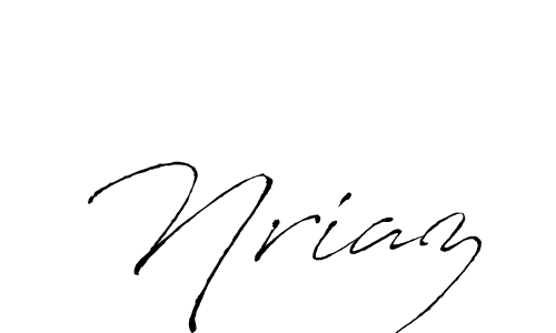 Similarly Antro_Vectra is the best handwritten signature design. Signature creator online .You can use it as an online autograph creator for name Nriaz. Nriaz signature style 6 images and pictures png