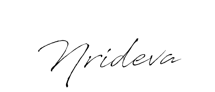 Design your own signature with our free online signature maker. With this signature software, you can create a handwritten (Antro_Vectra) signature for name Nrideva. Nrideva signature style 6 images and pictures png