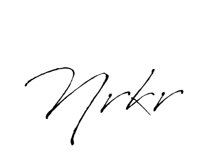 if you are searching for the best signature style for your name Nrkr. so please give up your signature search. here we have designed multiple signature styles  using Antro_Vectra. Nrkr signature style 6 images and pictures png