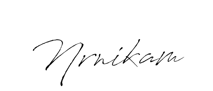 Also we have Nrnikam name is the best signature style. Create professional handwritten signature collection using Antro_Vectra autograph style. Nrnikam signature style 6 images and pictures png