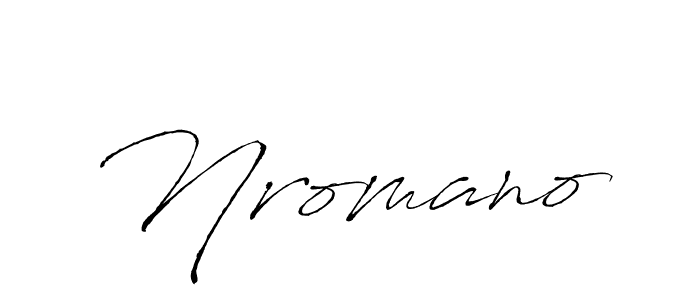 How to Draw Nromano signature style? Antro_Vectra is a latest design signature styles for name Nromano. Nromano signature style 6 images and pictures png