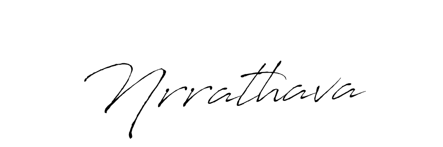 Nrrathava stylish signature style. Best Handwritten Sign (Antro_Vectra) for my name. Handwritten Signature Collection Ideas for my name Nrrathava. Nrrathava signature style 6 images and pictures png