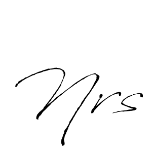 The best way (Antro_Vectra) to make a short signature is to pick only two or three words in your name. The name Nrs include a total of six letters. For converting this name. Nrs signature style 6 images and pictures png