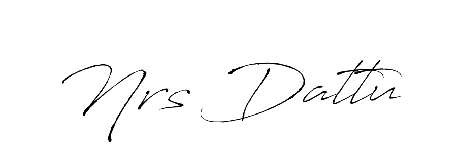 Make a beautiful signature design for name Nrs Dattu. Use this online signature maker to create a handwritten signature for free. Nrs Dattu signature style 6 images and pictures png