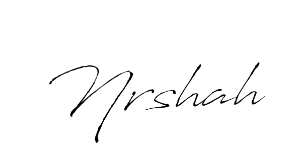 How to Draw Nrshah signature style? Antro_Vectra is a latest design signature styles for name Nrshah. Nrshah signature style 6 images and pictures png