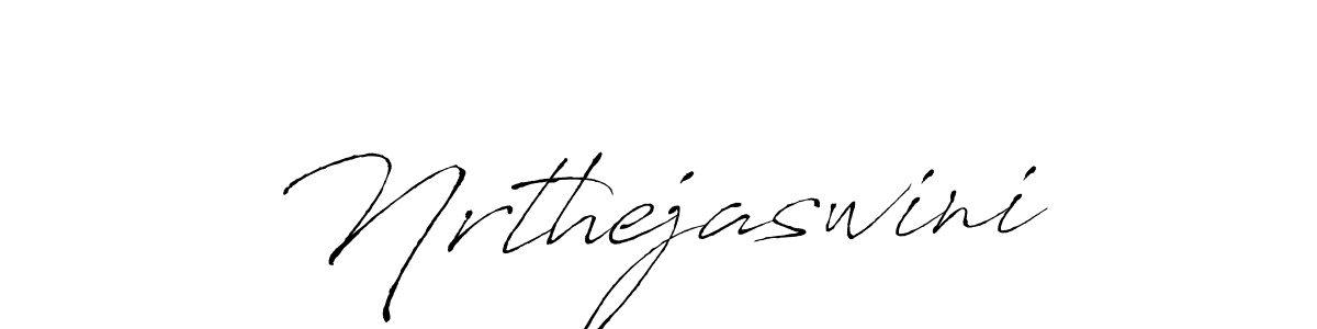 Nrthejaswini stylish signature style. Best Handwritten Sign (Antro_Vectra) for my name. Handwritten Signature Collection Ideas for my name Nrthejaswini. Nrthejaswini signature style 6 images and pictures png