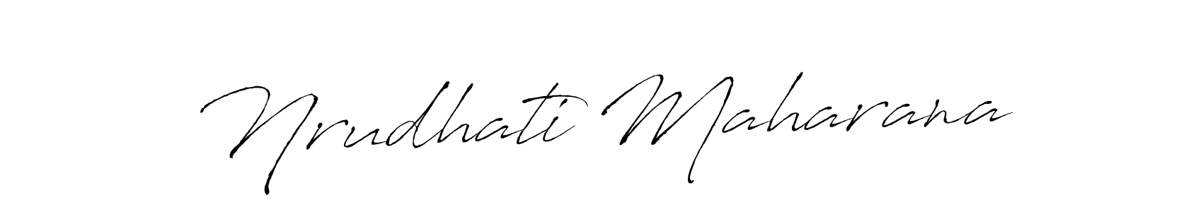 Also we have Nrudhati Maharana name is the best signature style. Create professional handwritten signature collection using Antro_Vectra autograph style. Nrudhati Maharana signature style 6 images and pictures png