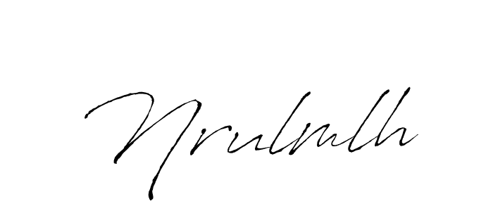 Create a beautiful signature design for name Nrulmlh. With this signature (Antro_Vectra) fonts, you can make a handwritten signature for free. Nrulmlh signature style 6 images and pictures png