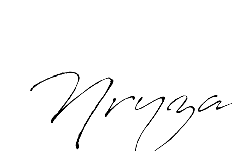 It looks lik you need a new signature style for name Nryza. Design unique handwritten (Antro_Vectra) signature with our free signature maker in just a few clicks. Nryza signature style 6 images and pictures png