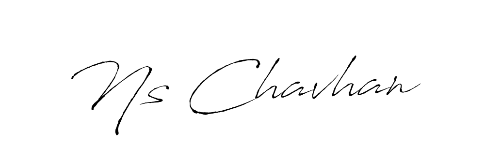 The best way (Antro_Vectra) to make a short signature is to pick only two or three words in your name. The name Ns Chavhan include a total of six letters. For converting this name. Ns Chavhan signature style 6 images and pictures png