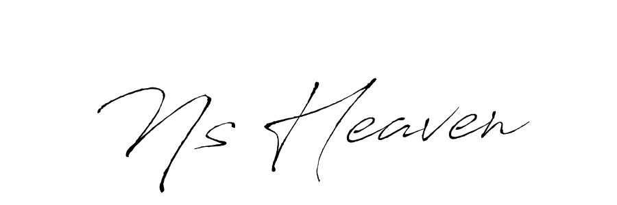 You should practise on your own different ways (Antro_Vectra) to write your name (Ns Heaven) in signature. don't let someone else do it for you. Ns Heaven signature style 6 images and pictures png