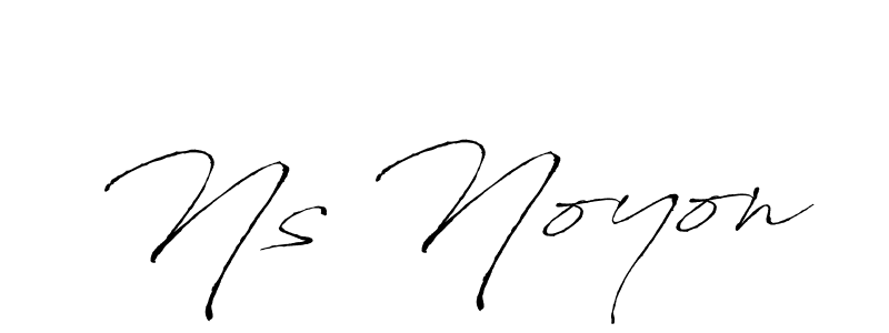 You should practise on your own different ways (Antro_Vectra) to write your name (Ns Noyon) in signature. don't let someone else do it for you. Ns Noyon signature style 6 images and pictures png
