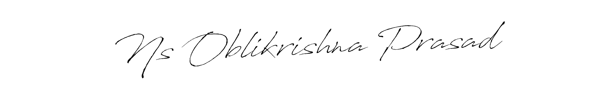 if you are searching for the best signature style for your name Ns Oblikrishna Prasad. so please give up your signature search. here we have designed multiple signature styles  using Antro_Vectra. Ns Oblikrishna Prasad signature style 6 images and pictures png