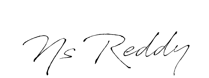 How to make Ns Reddy name signature. Use Antro_Vectra style for creating short signs online. This is the latest handwritten sign. Ns Reddy signature style 6 images and pictures png