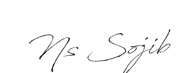 Also You can easily find your signature by using the search form. We will create Ns Sojib name handwritten signature images for you free of cost using Antro_Vectra sign style. Ns Sojib signature style 6 images and pictures png