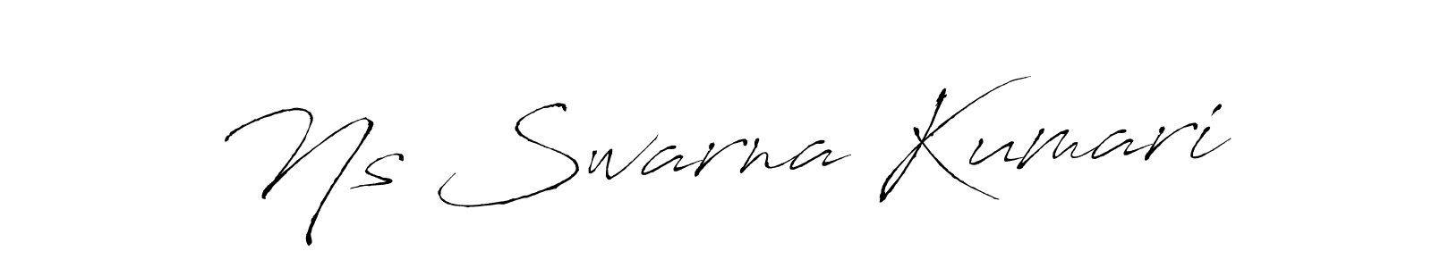 This is the best signature style for the Ns Swarna Kumari name. Also you like these signature font (Antro_Vectra). Mix name signature. Ns Swarna Kumari signature style 6 images and pictures png
