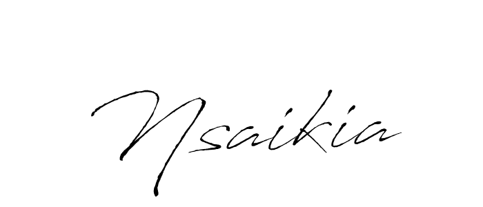 Make a beautiful signature design for name Nsaikia. Use this online signature maker to create a handwritten signature for free. Nsaikia signature style 6 images and pictures png