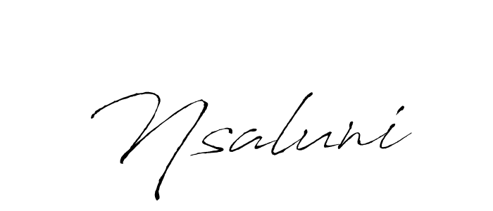 Also You can easily find your signature by using the search form. We will create Nsaluni name handwritten signature images for you free of cost using Antro_Vectra sign style. Nsaluni signature style 6 images and pictures png