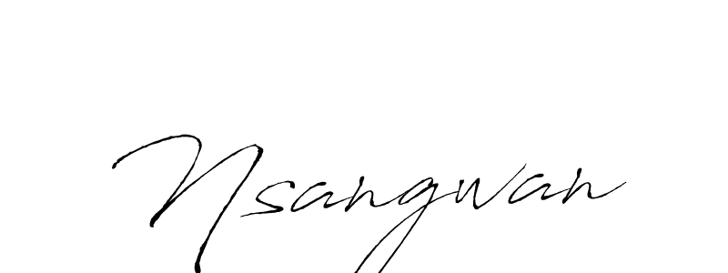 Also we have Nsangwan name is the best signature style. Create professional handwritten signature collection using Antro_Vectra autograph style. Nsangwan signature style 6 images and pictures png