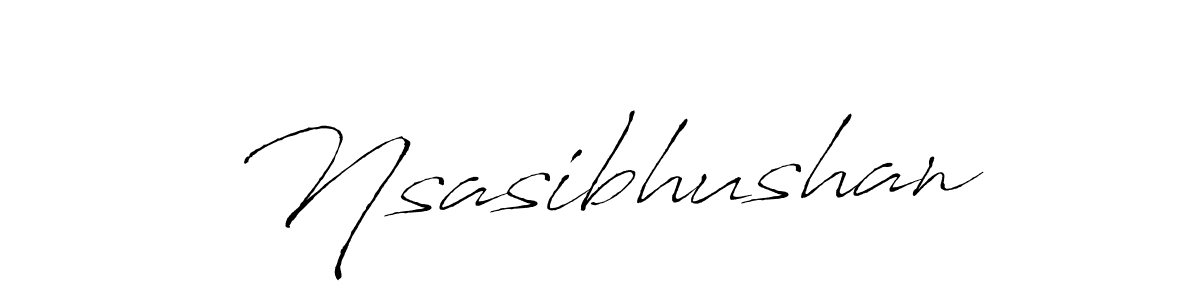 Also we have Nsasibhushan name is the best signature style. Create professional handwritten signature collection using Antro_Vectra autograph style. Nsasibhushan signature style 6 images and pictures png