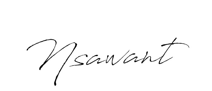 You should practise on your own different ways (Antro_Vectra) to write your name (Nsawant) in signature. don't let someone else do it for you. Nsawant signature style 6 images and pictures png