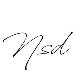 Make a beautiful signature design for name Nsd. Use this online signature maker to create a handwritten signature for free. Nsd signature style 6 images and pictures png