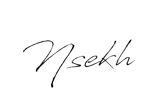 How to make Nsekh name signature. Use Antro_Vectra style for creating short signs online. This is the latest handwritten sign. Nsekh signature style 6 images and pictures png