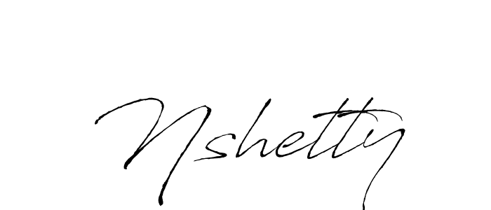 Nshetty stylish signature style. Best Handwritten Sign (Antro_Vectra) for my name. Handwritten Signature Collection Ideas for my name Nshetty. Nshetty signature style 6 images and pictures png