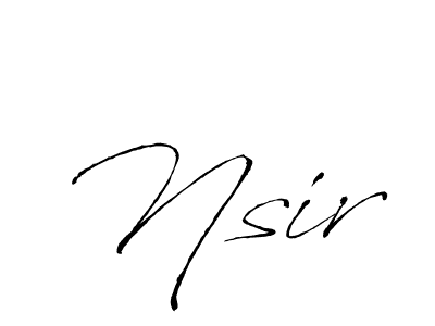 You can use this online signature creator to create a handwritten signature for the name Nsir. This is the best online autograph maker. Nsir signature style 6 images and pictures png
