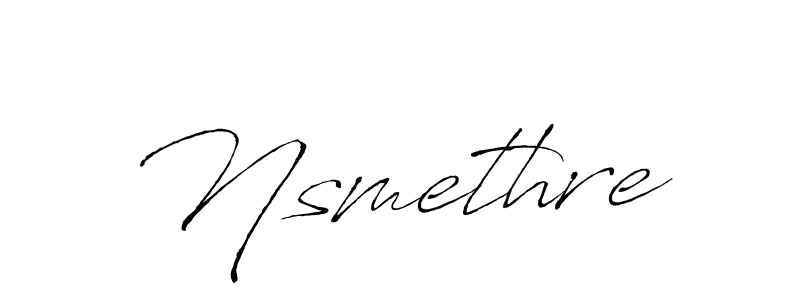 How to make Nsmethre name signature. Use Antro_Vectra style for creating short signs online. This is the latest handwritten sign. Nsmethre signature style 6 images and pictures png