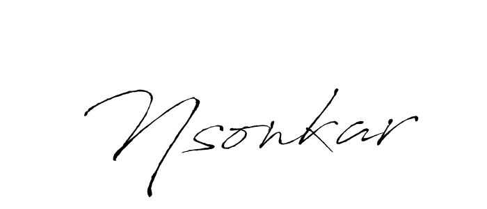 Similarly Antro_Vectra is the best handwritten signature design. Signature creator online .You can use it as an online autograph creator for name Nsonkar. Nsonkar signature style 6 images and pictures png