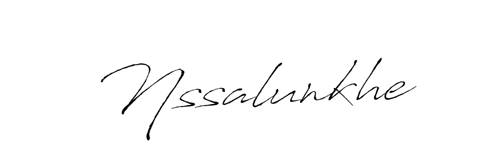Nssalunkhe stylish signature style. Best Handwritten Sign (Antro_Vectra) for my name. Handwritten Signature Collection Ideas for my name Nssalunkhe. Nssalunkhe signature style 6 images and pictures png