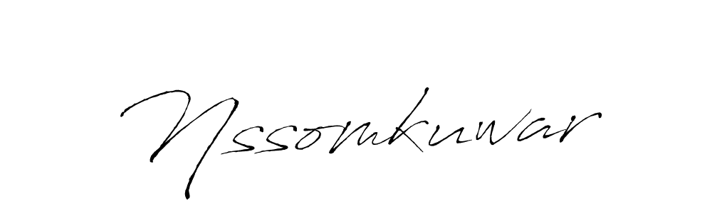 How to make Nssomkuwar name signature. Use Antro_Vectra style for creating short signs online. This is the latest handwritten sign. Nssomkuwar signature style 6 images and pictures png