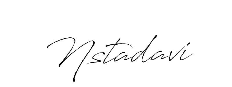 Use a signature maker to create a handwritten signature online. With this signature software, you can design (Antro_Vectra) your own signature for name Nstadavi. Nstadavi signature style 6 images and pictures png