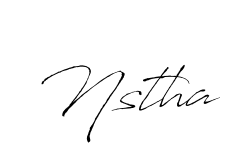 Once you've used our free online signature maker to create your best signature Antro_Vectra style, it's time to enjoy all of the benefits that Nstha name signing documents. Nstha signature style 6 images and pictures png