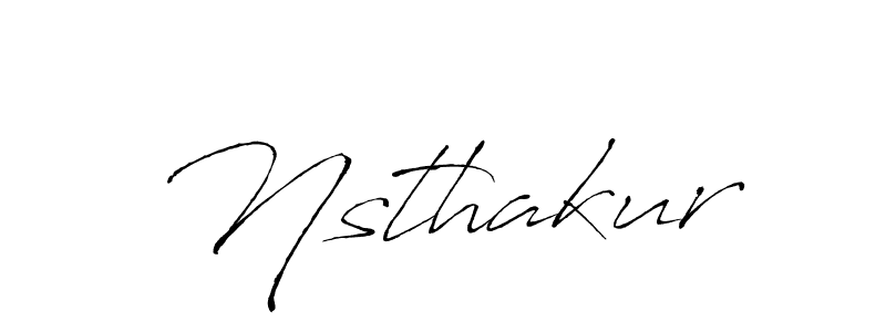 How to Draw Nsthakur signature style? Antro_Vectra is a latest design signature styles for name Nsthakur. Nsthakur signature style 6 images and pictures png