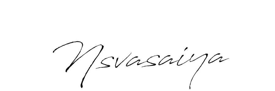 How to make Nsvasaiya name signature. Use Antro_Vectra style for creating short signs online. This is the latest handwritten sign. Nsvasaiya signature style 6 images and pictures png